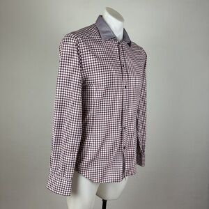 Paul & Joe Paris Block-Collar Dress Shirt Size Medium